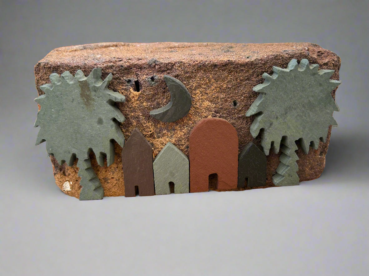 Rainbow Row Brick